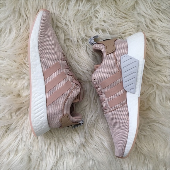 ADIDAS ORIGINALS WOMEN'S NMD R2 PINK/WHITE - Picture 5 of 8